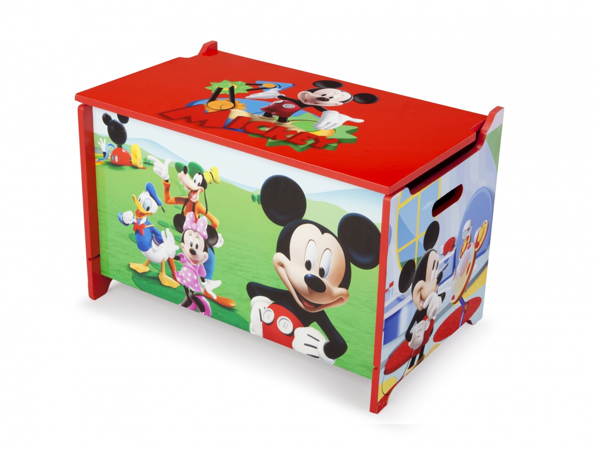 Dětská dřevěná truhla Mickey Mouse  gallery main image