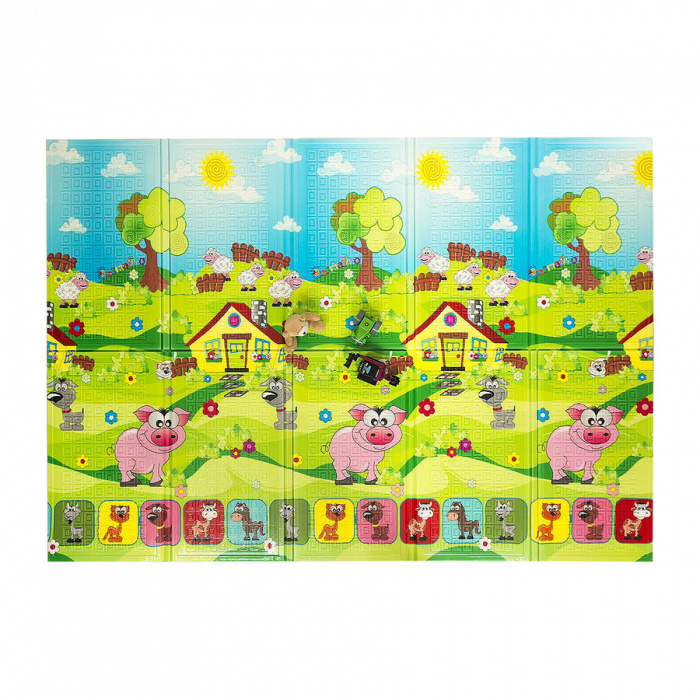 Dětská skládací pěnová podložka  Piggy, Casmatino 200 x 140 x 1 cm