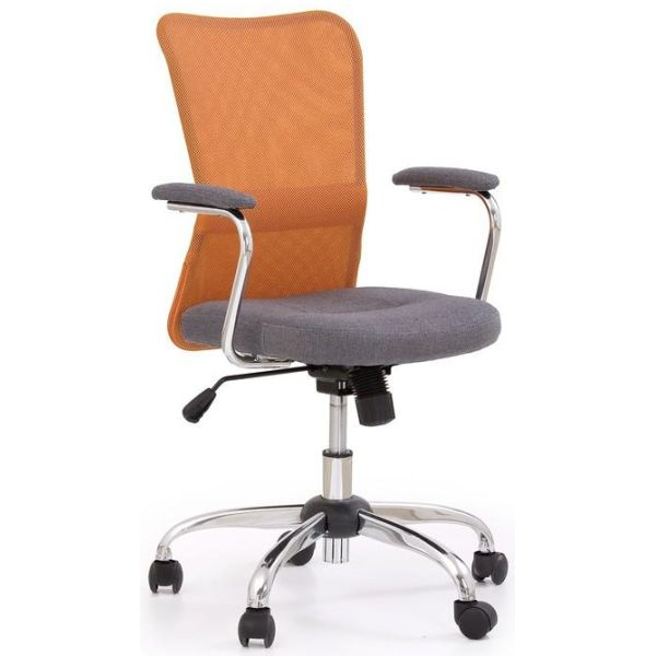 dětská židle ANDY šedo oranžová