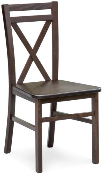 Levně HALMAR jídelní židle DARIUSZ 2 tm. ořech