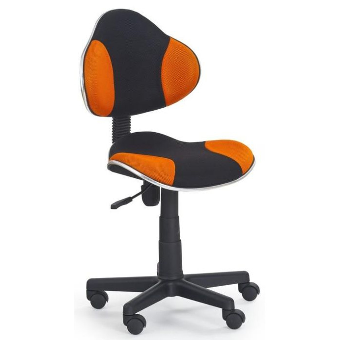 dětská židle FLASH černo-oranžová