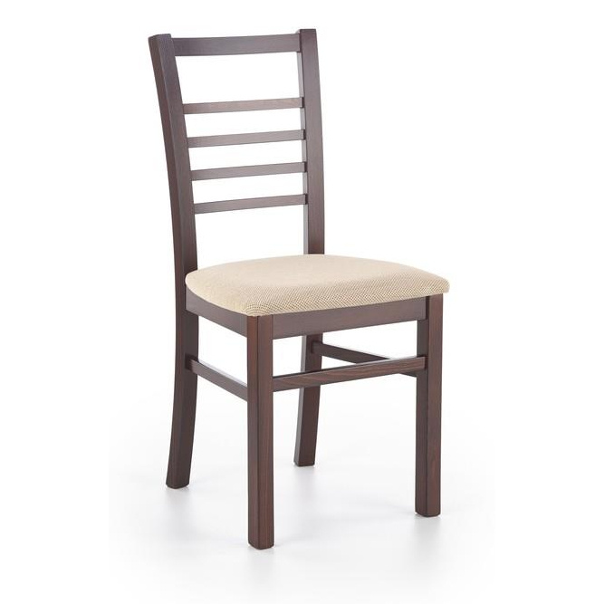 Jídelní židle ADRIAN tmavý ořech/torent beige