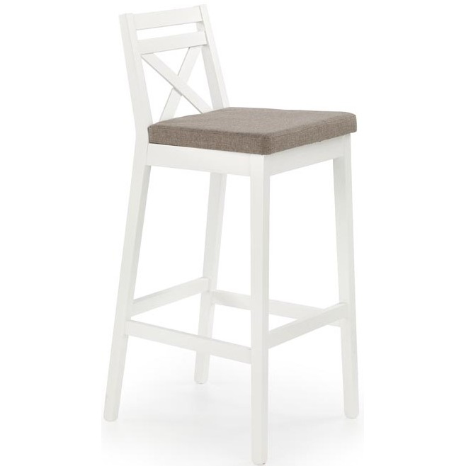 Barová židlička Borys bílá