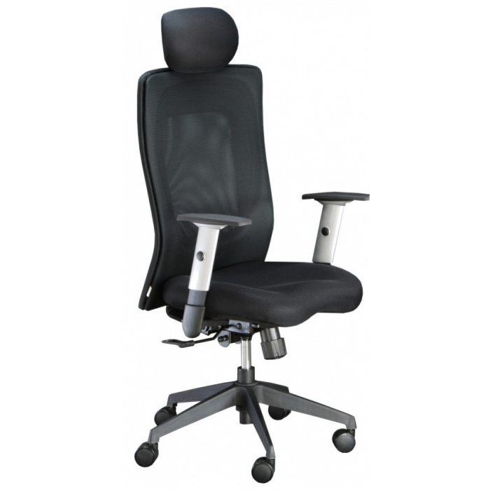 židle LEXA s podhlavníkem černá sleva č. ML005