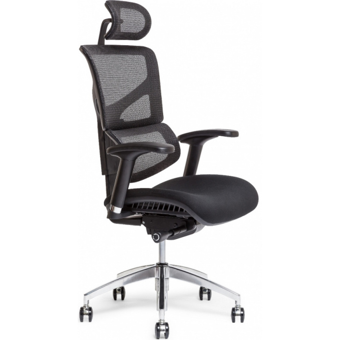 židle Merope černá s podhlavníkem sleva č. SEK1035
