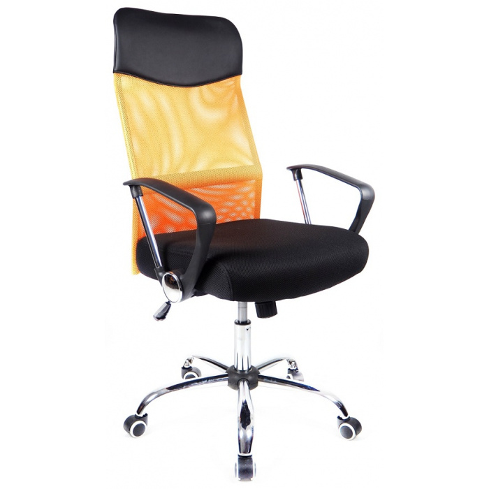 kancelářská židle PREZIDENT oranžový,sleva č. A1127