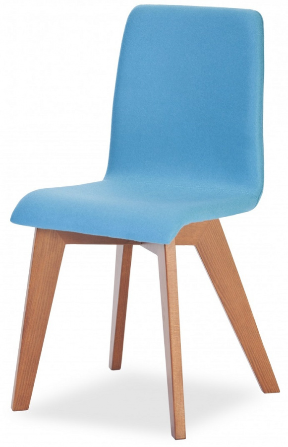 Levně MI-KO jídelní židle MIRKA podnož buk, čalouněný sedák