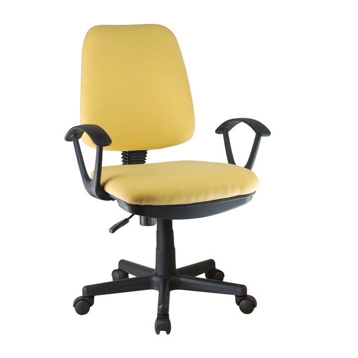 Kancelářská židle, žlutá, COLBY gallery main image