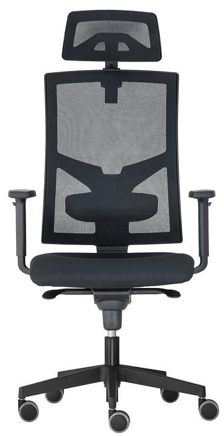 kancelářská židle GAME ŠÉF s 3D PDH a područkami, BLACK 27 gallery main image