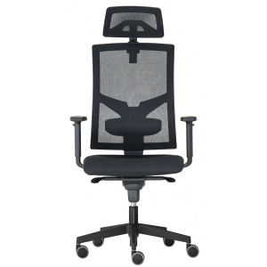 kancelárska stolička GAME ŠÉF s 3D PDH, BLACK 27