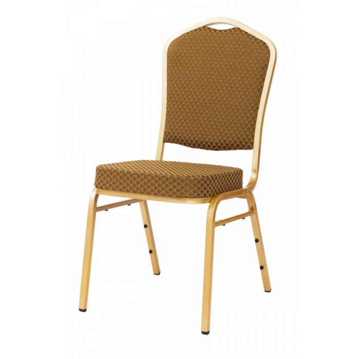 banketová židle Standard Line ST633 hnědo - zlatá