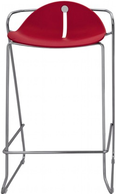 Levně THERAPIA barová židle LIVING 1972 červená