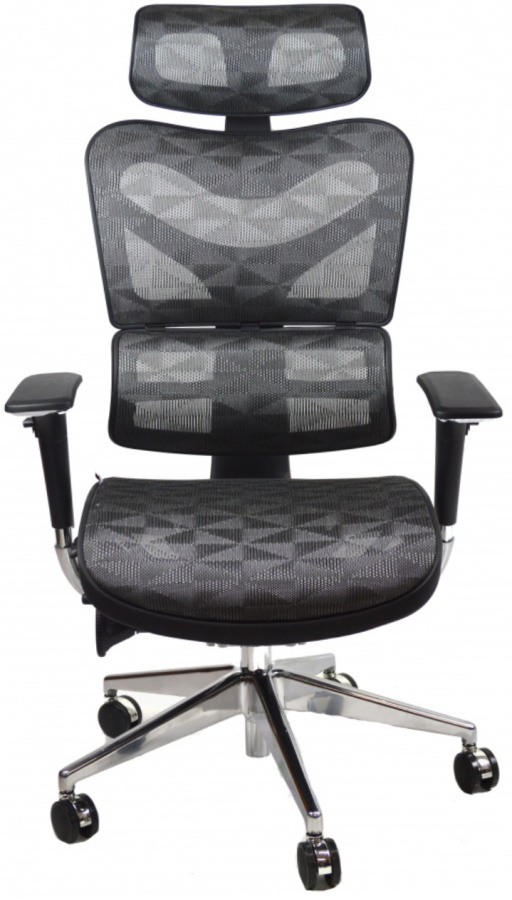 Levně MERCURY kancelářská židle ARIES JNS-701, šedá W-50