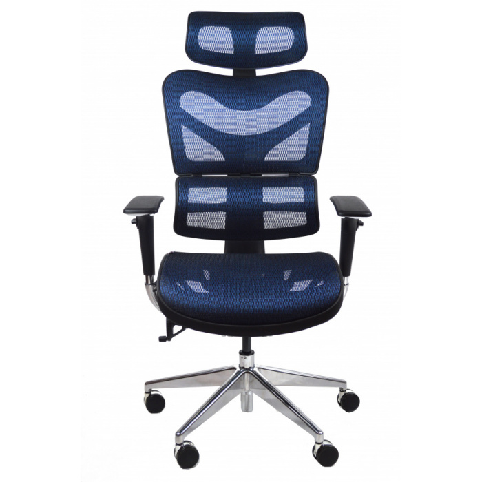 kancelářská židle ARIES JNS-701, modrá W-15