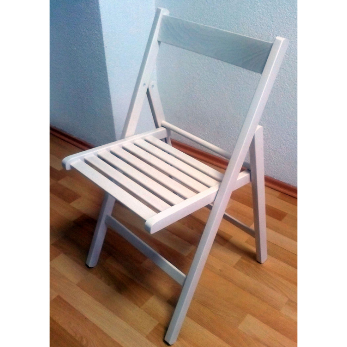 skládací židle SMART bílá