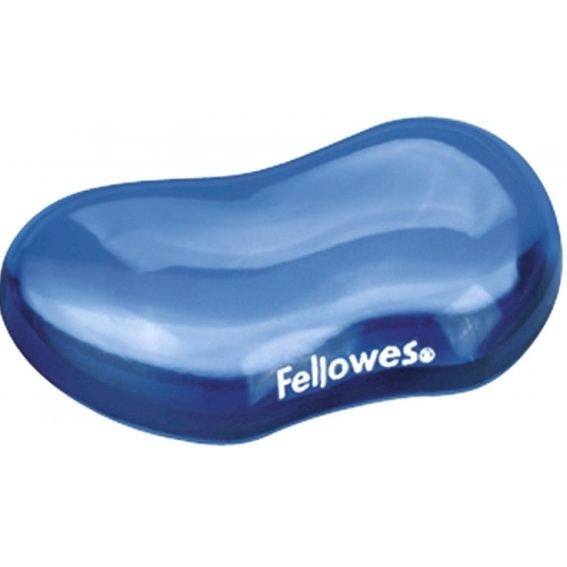 Podložka pod zápěstí Fellowes CRYSTAL gelová modrá
