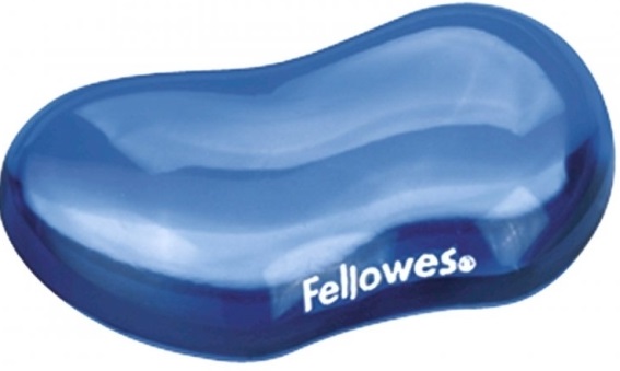 Podložka pod zápěstí Fellowes CRYSTAL gelová modrá gallery main image