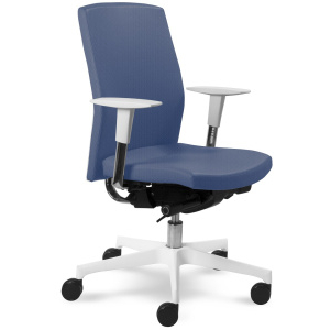kancelárská stolička Prime 2303 W, biele prevedenie