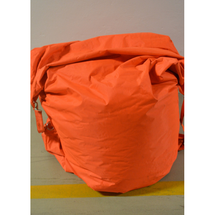 Sedací pytel 189x140 comfort s popruhy fluo orange, č. AOJ261