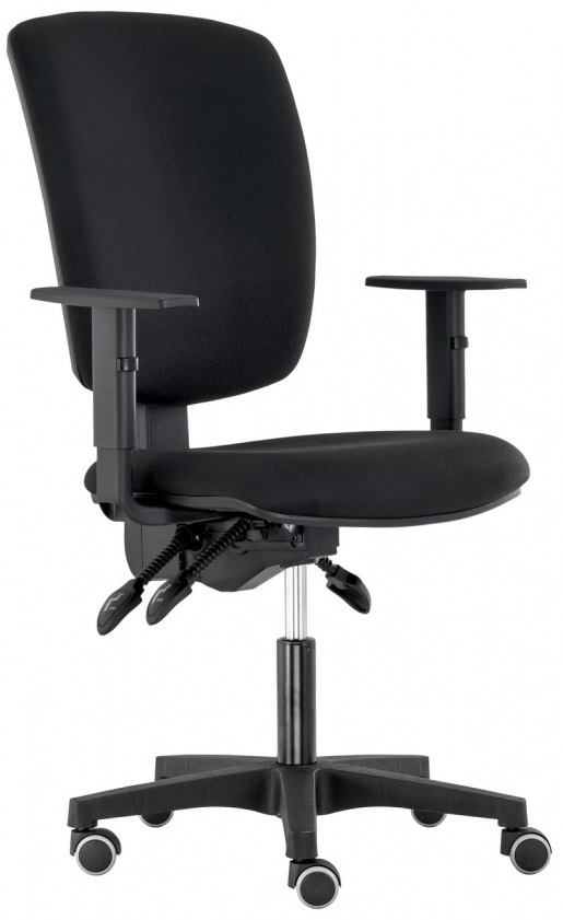 Levně ALBA kancelářská židle MATRIX s područkami, BLACK 27