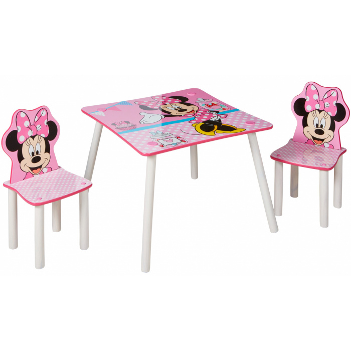 Dětský stůl s židlemi Minnie Mouse