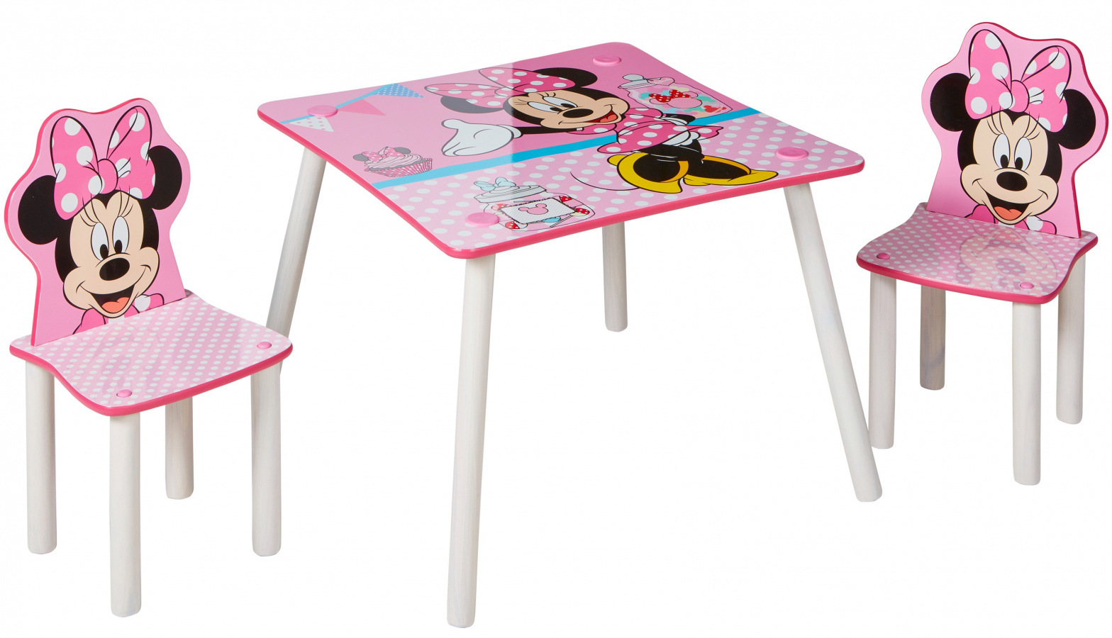Dětský stůl s židlemi Minnie Mouse gallery main image