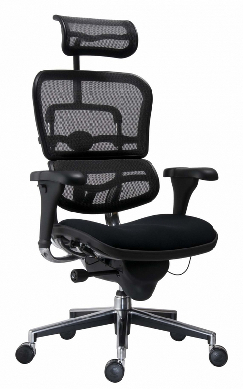 kancelářská židle Ergohuman, čalouněný sedák, č. AOJ336 gallery main image