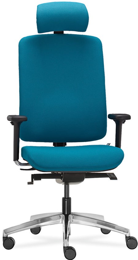 kancelářská židle FLEXI FX 1113 A, bílé provedení gallery main image