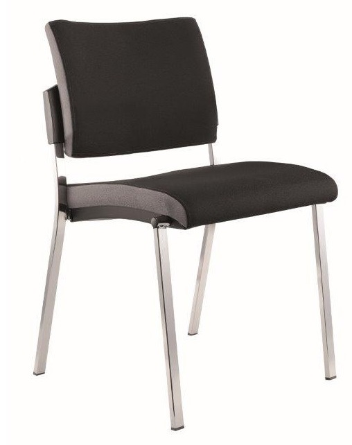 Levně ALBA konferenční židle SQUARE VIP, černý plast