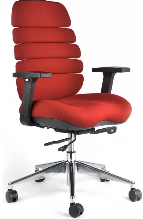 Levně MERCURY kancelářská židle SPINE červená