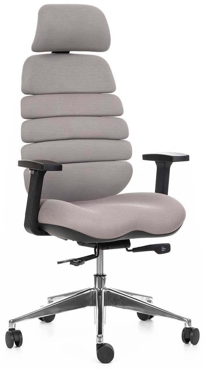 Levně MERCURY kancelářská židle SPINE tmavě šedá s PDH