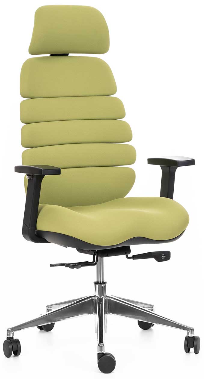 Levně MERCURY kancelářská židle SPINE zelená s PDH