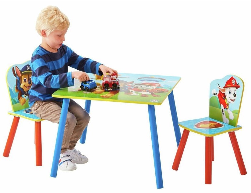 Dětský stůl s židlemi TLAPKOVÁ PATROLA gallery main image