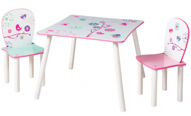 Dětský stůl s židlemi KVĚTINY gallery main image