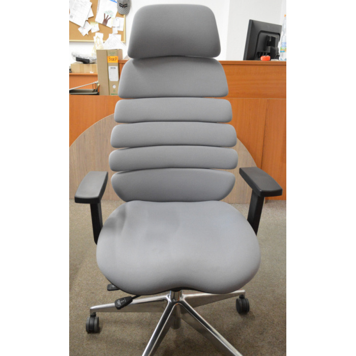 kancelářská židle SPINE šedá s PDH č.AOJ481