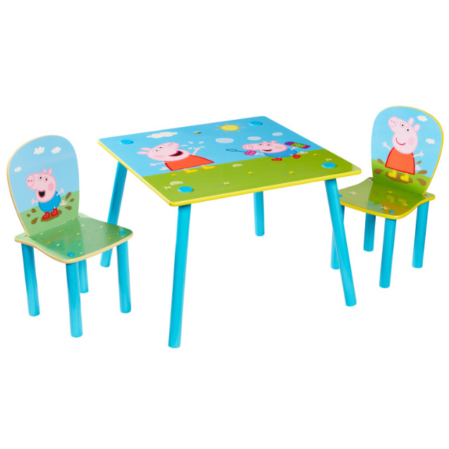 Dětský stůl s židlemi PRASÁTKO PEPPA