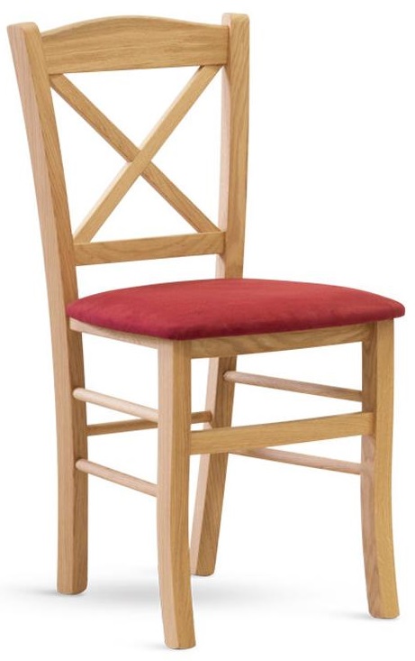 Jídelní židle CLAYTON dub látka