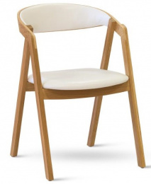 jedálenská stolička GURU dub koženka