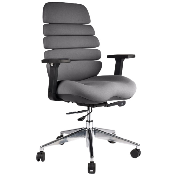 kancelářská židle SPINE šedá, č. AOJ655S