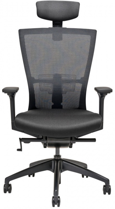 kancelářská židle MERENS s podhlavníkem černá č.AOJ832S gallery main image