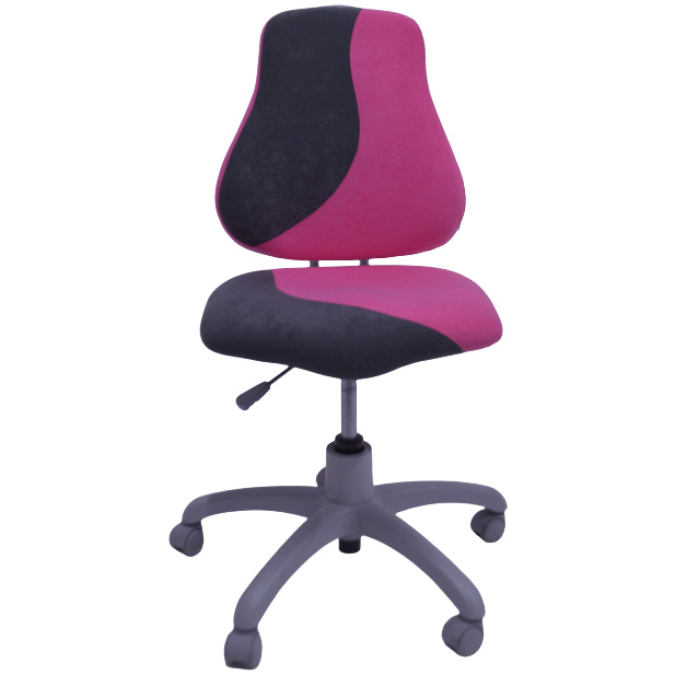 dětská židle FUXO S-line růžovo-šedá, č. AOJ841