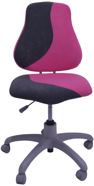 dětská židle FUXO S-line růžovo-šedá, č. AOJ841 gallery main image