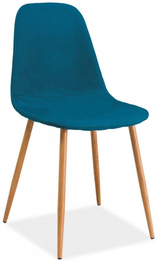 Jídelní židle Fox dub mořská modř gallery main image