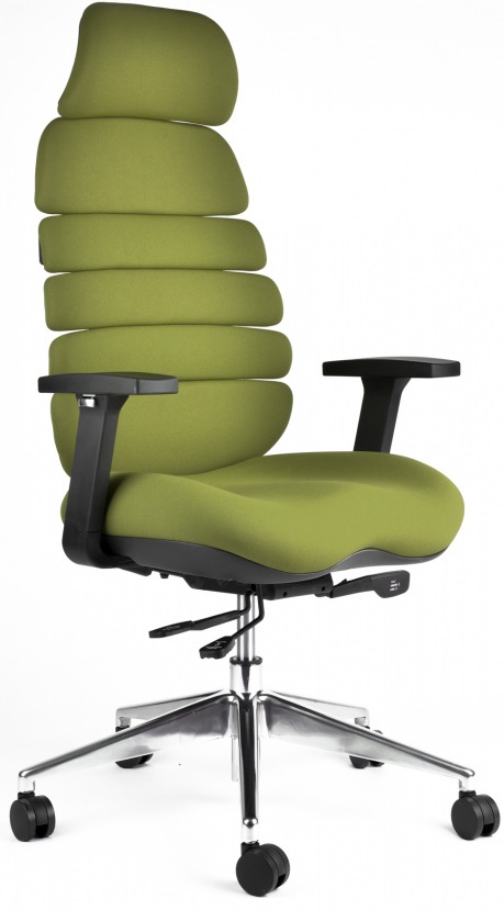 kancelářská židle SPINE zelená s PDH č.AOJ895S gallery main image