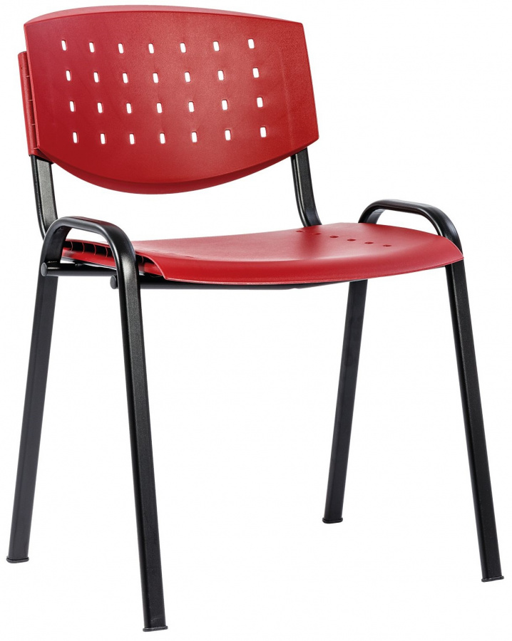 Konferenční židle TAURUS PN/PG LAYER černá/červená gallery main image