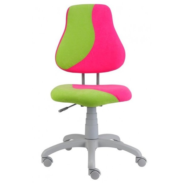 dětská židle FUXO S-line růžovo-zelená