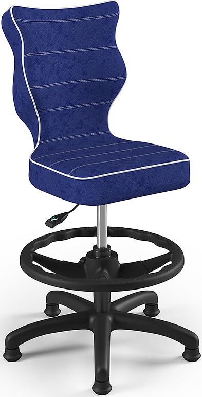 Dětská židle Petit Black 4 modrá s extendem gallery main image