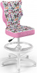 Dětská židle Petit White 4 HC+F s opěrným kruhem motýlci