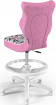 Dětská židle Petit White 4 HC+F s opěrným kruhem motýlci