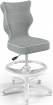 Dětská židle Petit White 4 HC+F s opěrným kruhem šedá